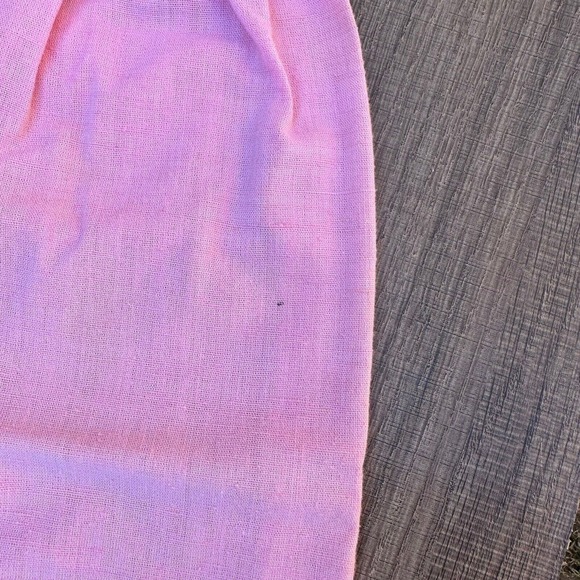 Vintage 1970s Pants Infant Size 18 Months Pink Eyelet Pockets Pull On Retro - Picture 4 of 10